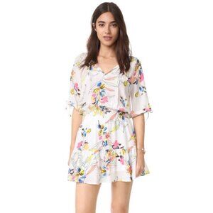 Yumi Kim Steffee Dress in Fairy Tale Floral Pattern Size Medium Silk Spring Mini